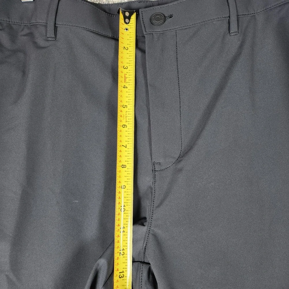 Banana Republic Performance Pants Mens 38x30 Gray Tapered Zip Pockets NWOT